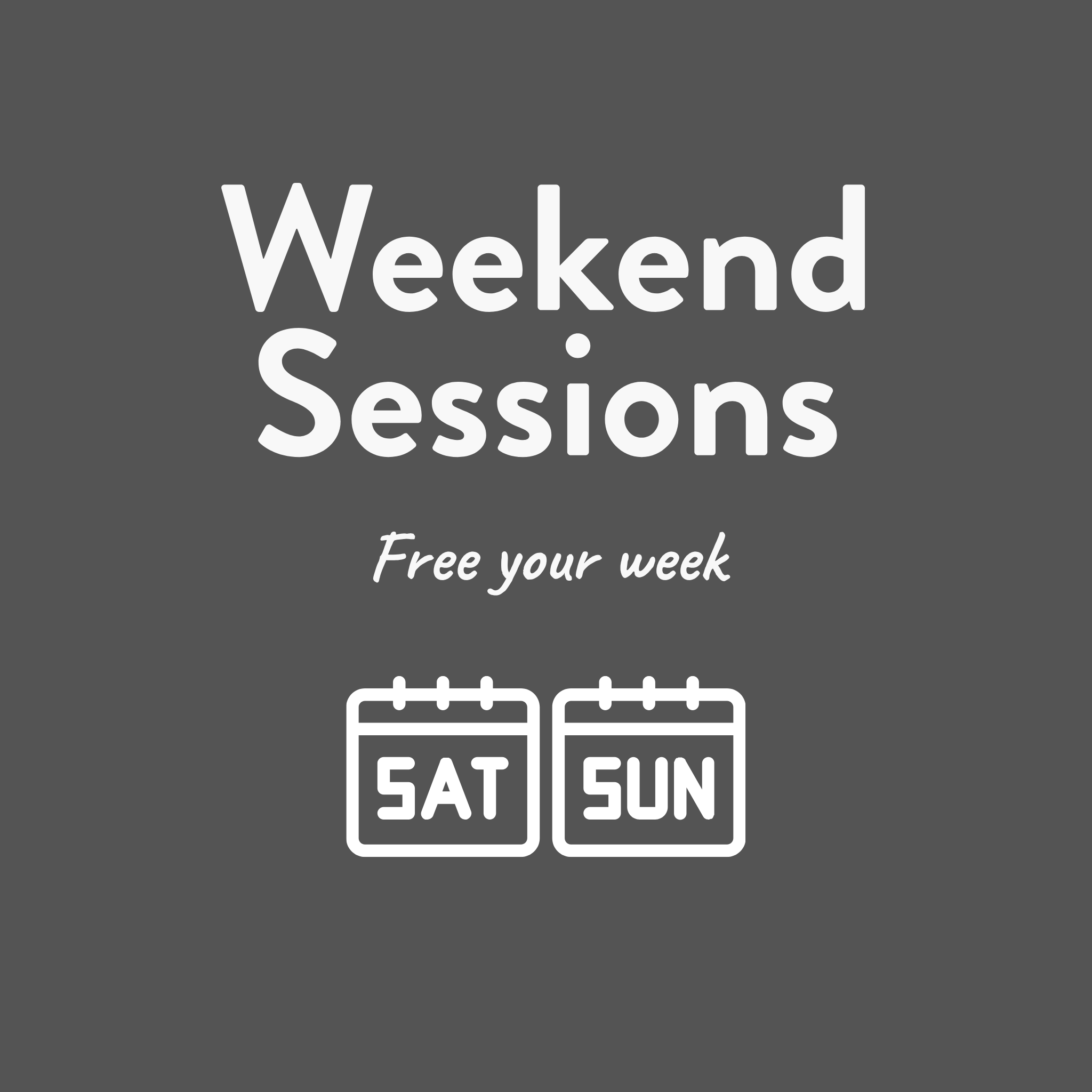Weekend programs