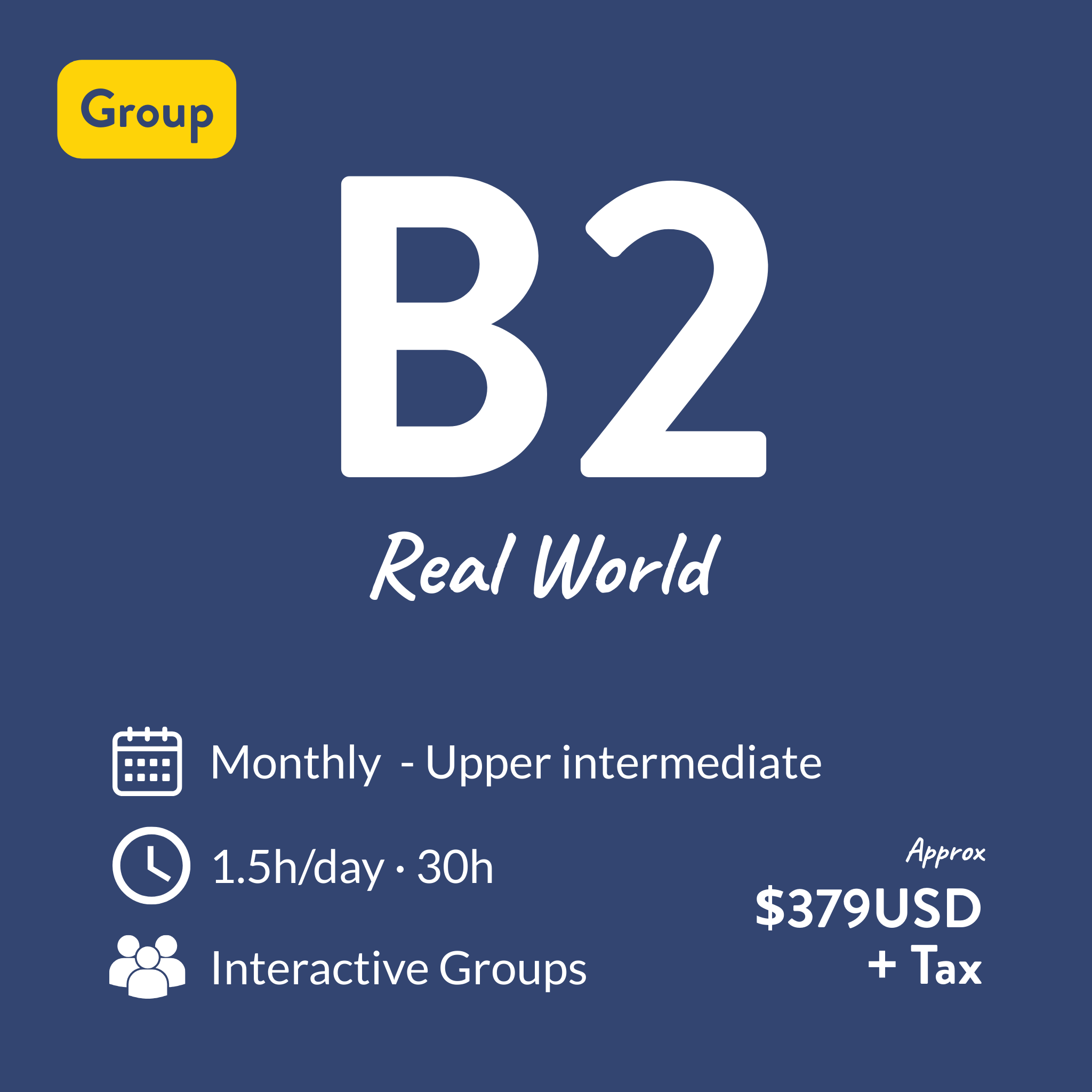 Group Real World - Level B2+: Spanish for Living in Colombia